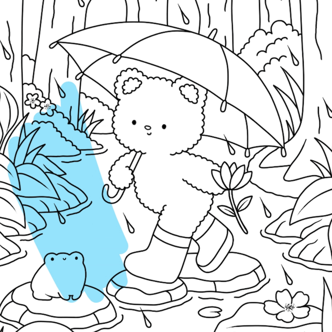colour under lines gif